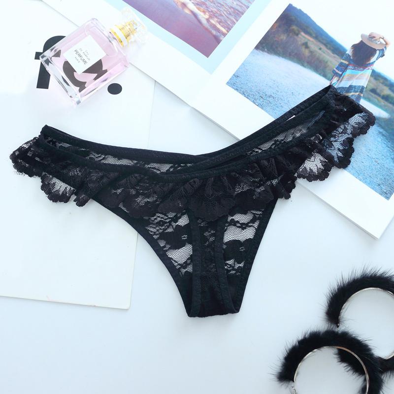 Spitze G-string Höschen Sexy frauen Unterwäsche Tanga Weibliche Intime Dessous K50
