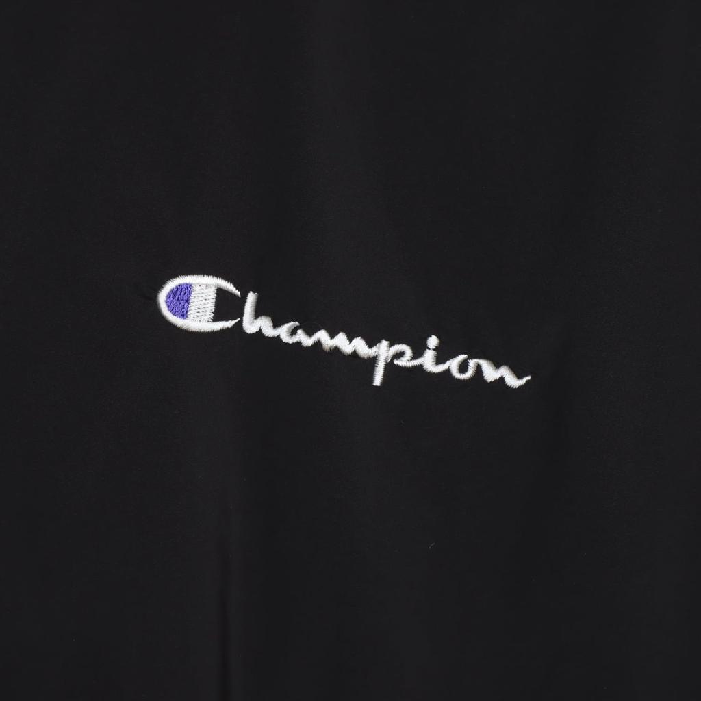 Champion Long Sleeve Stretch Windproof and Hooded Jacket with Embroidered Script Golf Water-Repellent Logo, Outerwear, C3-CG601-090-L