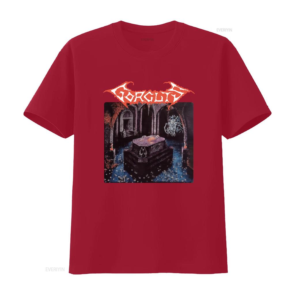 Gorguts Considered Dead T Shirt Heavy Metal Band Art Print Gothic Cemetery Design Premium Quality for Rock Fans Vintage Washed