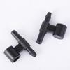 100Pcs Micro Nozzle Connectors 6mm 7.5mm to 4/7mm Single Barb Garden Lawn Farmland Drip Irrigation System Micro-Sprinkler Joints