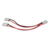 120A Polarity Protected Dual Y Adapter with 6AWG Cable for Safe High-Current Connections In RVs Boats and Buses