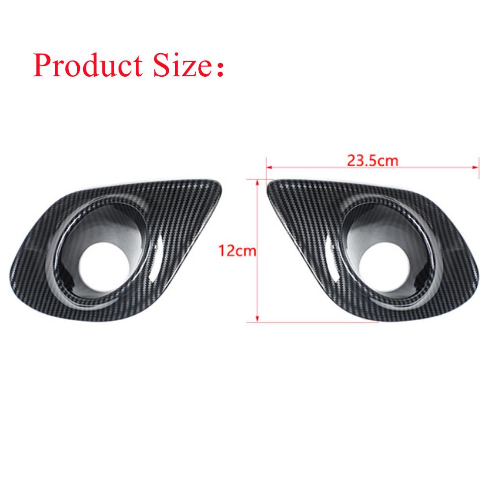 Car Front Fog Light Lamp Bezel Decoration Cover for Dodge Charger 2015 2016 2017 2018    2022 Exterior