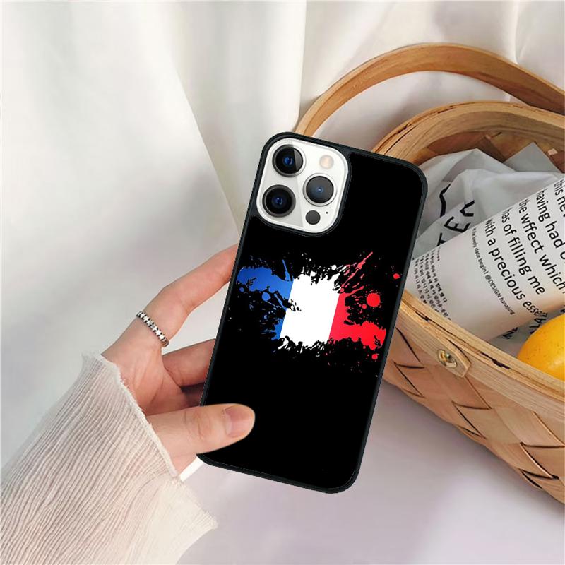 France National Flag Celular Mobile Smartphone Cases For iPhone 17 Air 16e 15 14 12 13 11 Pro MAX Plus Coque Fundas