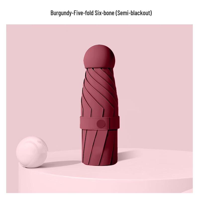 SPACEXPERT Mini Capsule 5-Fold Dual-Use Umbrella