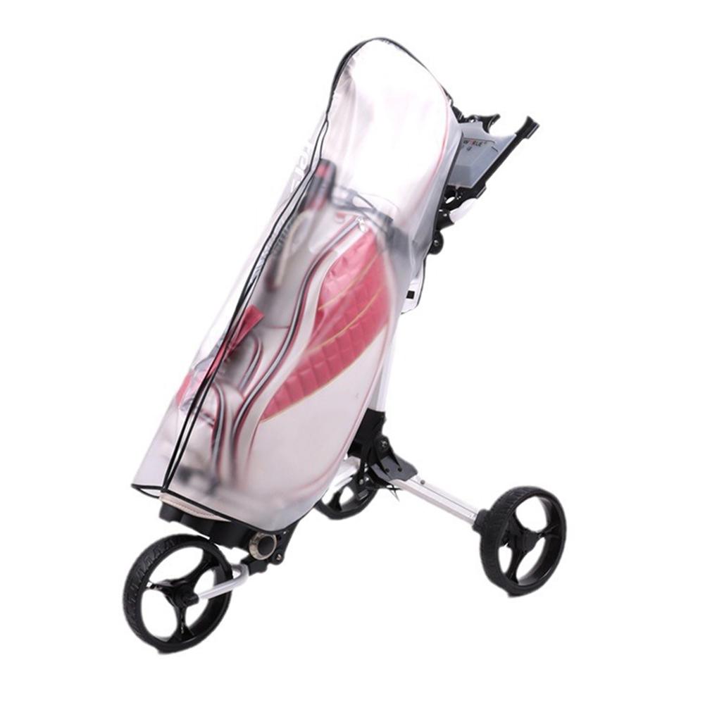 PVC Golf Bag Transparent Dustproof Golf Bag Protector with Hood Golf Pole Bag Cover Golf Rain Bag for Golf Push Carts& Golf Club