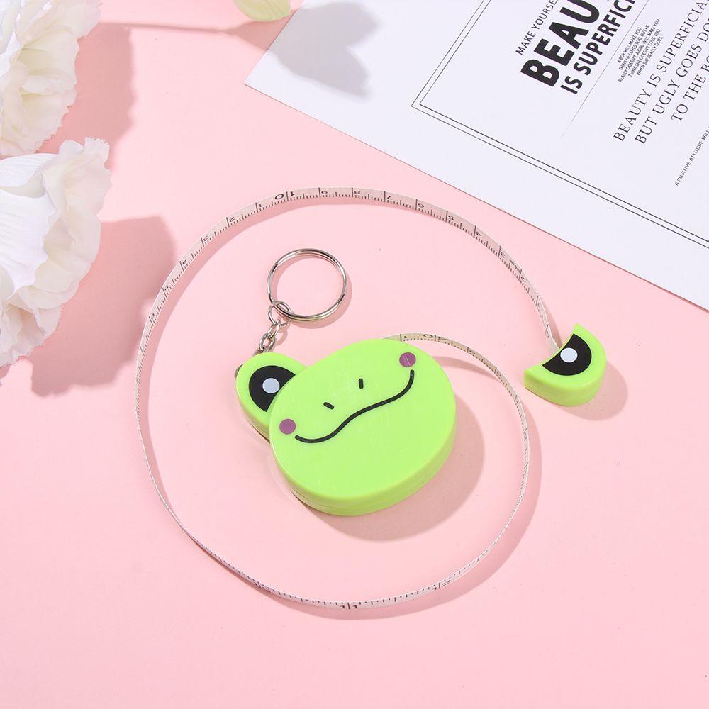 1M Leather Ruler Measuring Tool Automatic Stretch Ruler Measuring Ruler Cartoon Animal Tape Measure Sewing Measure Ruler