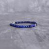 Genuine Lapis Lazuli Bracelets Evil Eye Charm Bracelets Healing Bracelets for Women Beaded Gemstone Bracelet Adjustable Bracelets Gifts