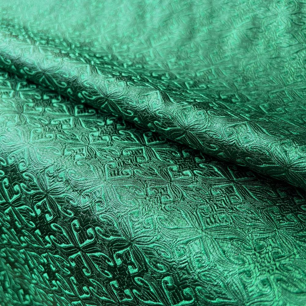 Damask Silk Satin Brocade Jacquard Fabric Vintage Floral Vein For Sewing Coat Curtain Tablecloth Sofa Cushion And Skirt Clothing