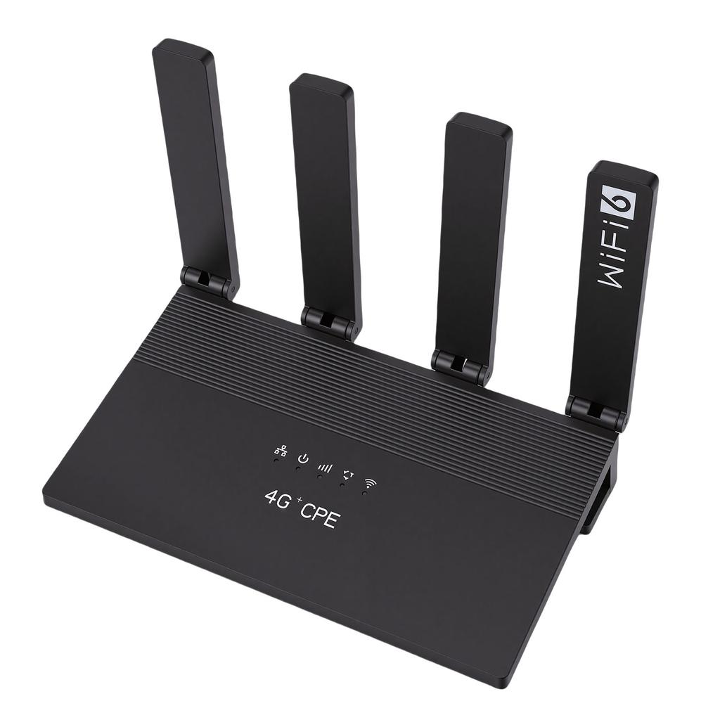 4G LTE WiFi 6 Router 300Mbps Type C CPE Wireless Router Mobile Hotspot with 4 Antenna SIM Card Slot for Europe Asia