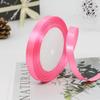 Factory Wholesale 1.5 Inches Single Sided Pastel Satin Ribbon Decorative Polyester Fabric Solid Logo Hair Gift Decoration