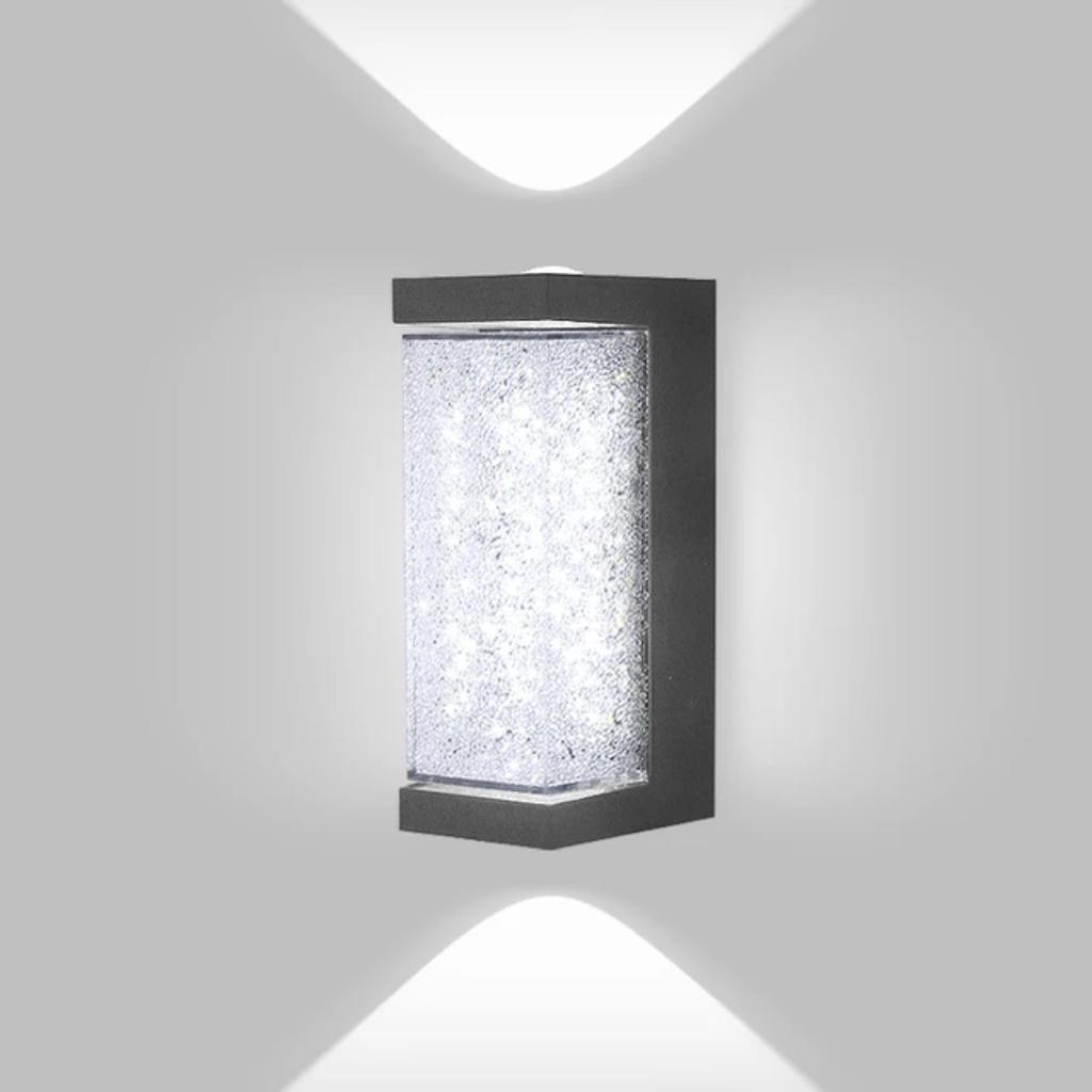 New Modern Outdoor Wall Lamp Crystal  Bedside Lighting Porch Light Waterproof Wall Sconce  Doorway Garden Patio Decoratio