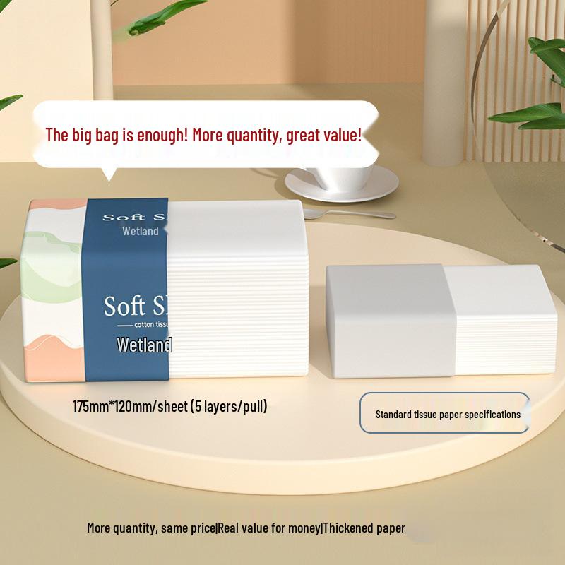 Bulk Tissue Pack: Pull-Out Tissues, Household Napkins, Toilet Paper, Raw Wood Hand Towels, Facial Tissues