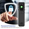Smart Voice Recorder With 64GB Memory 1536Kbps Recording TFT Screen Built In Speaker 18H Battery Life Portable Voice Recorder