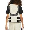 Jordan Gewebtes Netz-Patchwork Atmungsaktive Utility-Weste Herren Westen Strand-Hellgelb CZ4819-234