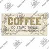 Coffee Metal Hanging Signs Decorative Plaques Door Aluminum Plaque In Home Decor Cafe Kitchen Hanging Home Decor