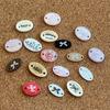 Elliptical Tag Button Collection Diy Sewing Accories Handmade Jewelry Decorative Buttons Clothing Jewelry Accessories