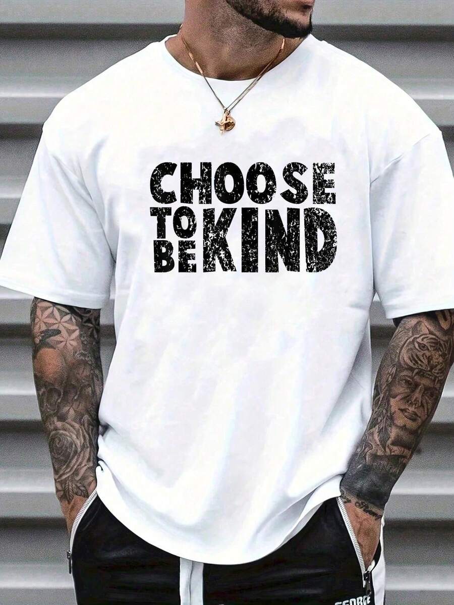

Distressed Choose To Be Kind Unisex T-Shirt - Choose Kind Movement L
