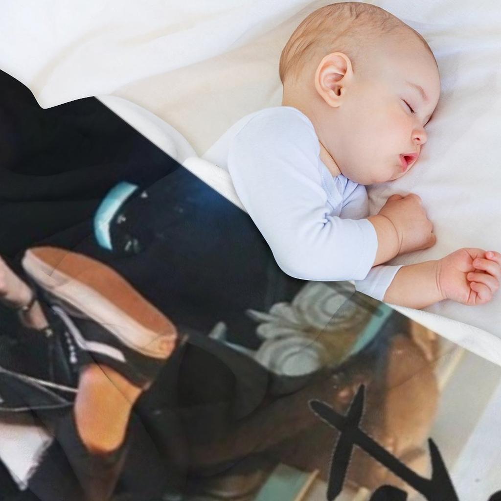 Sunset Curve Poster Throw Blanket Flannel Camping Flannels Soft Blankets