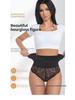 Spitzen High Waist Bauchkontrolle Formende Slips: Übergröße, Po-Lifting & Taillenformer
