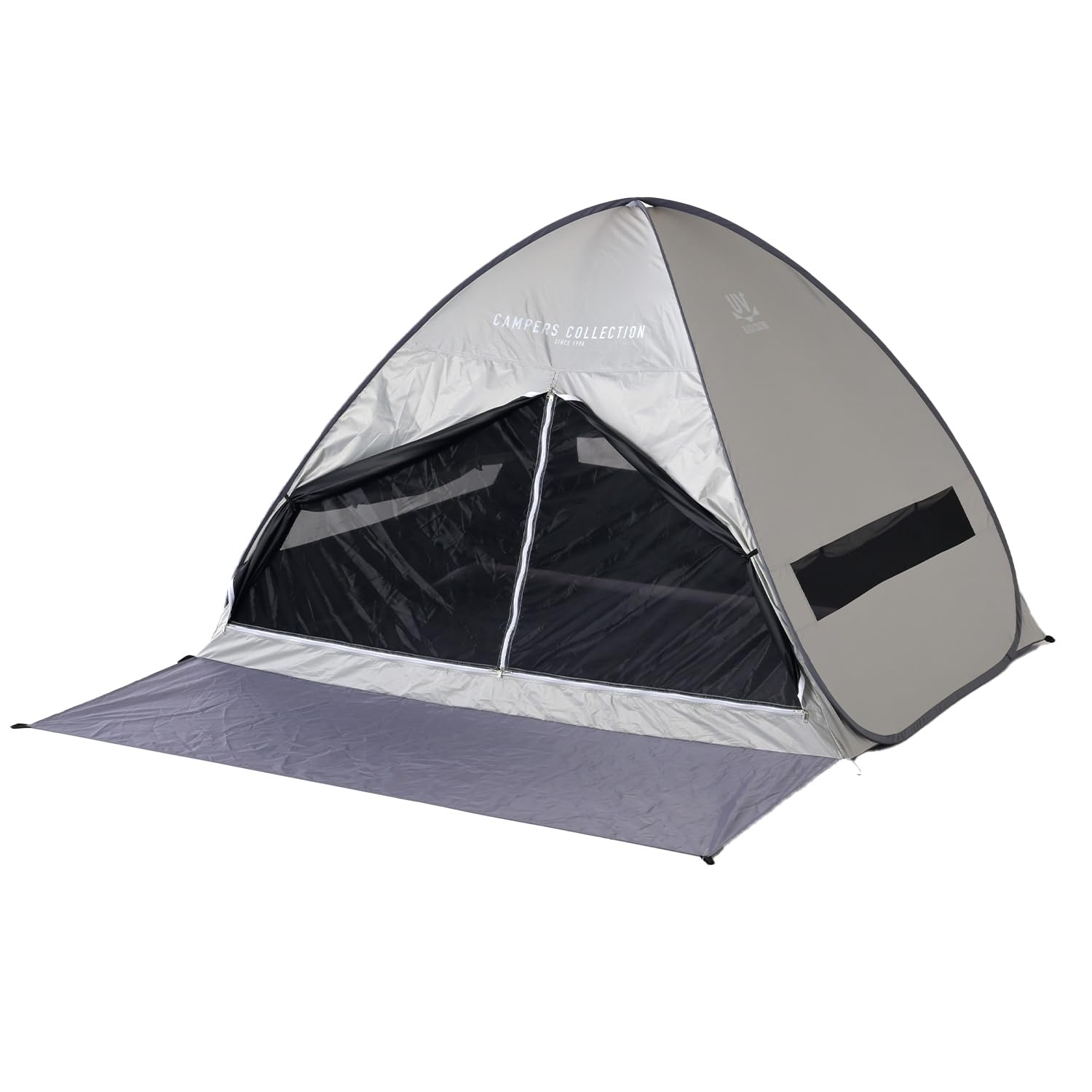 

Коллекция One Touch Tent Full Close Светоблокирующий Коэффициент или Более Черное Покрытие Ширина 200 x Глубина 150 x Высота 130 см Ecle Beige [Campers Yamazen]