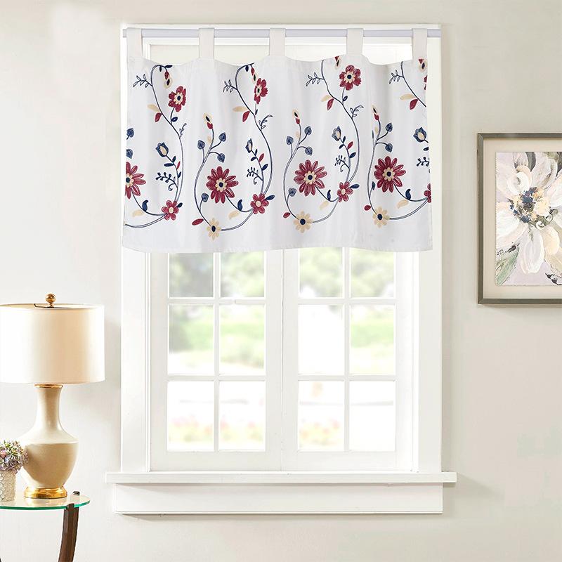Japanese And Korean Style Curtains Hanging Curtains Kitchen Embroidered Curtains Finished Small Curtain Bay Window