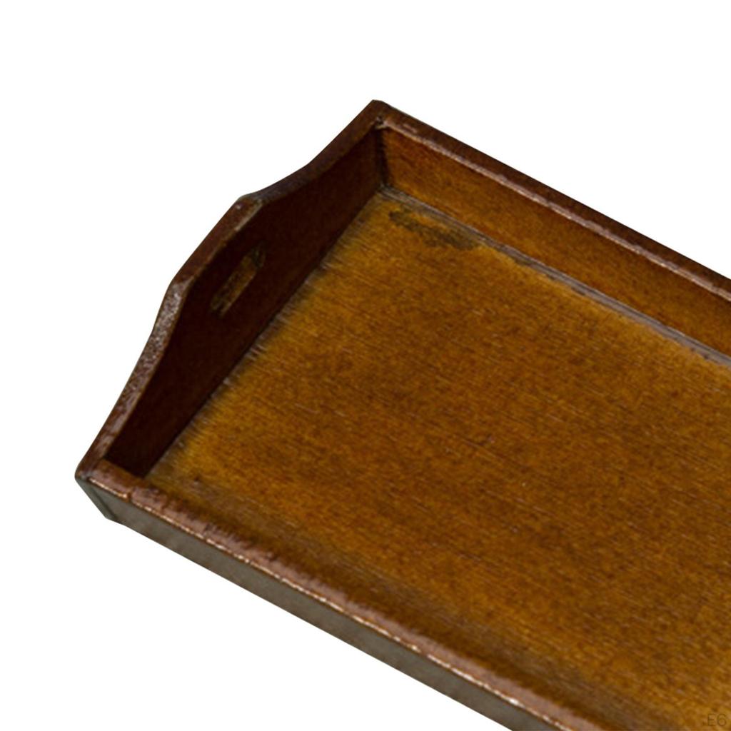 1/12 Doll House Serving Tray, Food Trays Fruit Plate Dinner Miniature Early Educational Toys