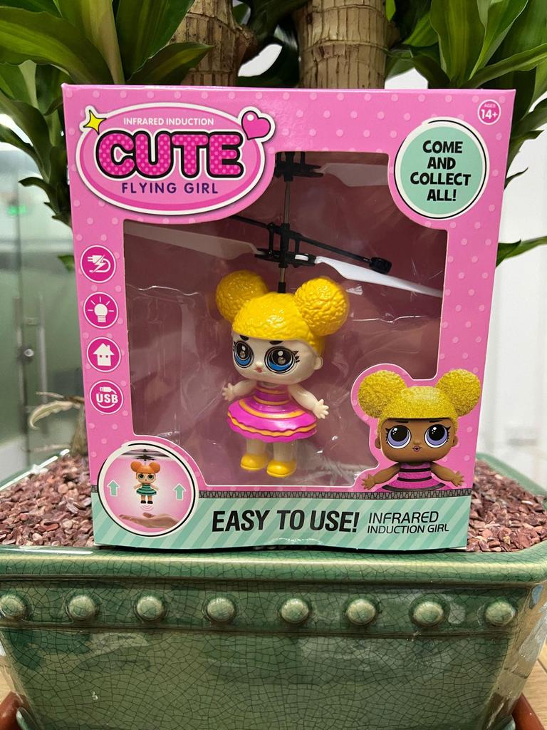 TikTok Little Bee Induction Flying Doll - Rechargeable Intelligent Hovering Toy