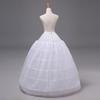 Crinoline Underskirt Petticoat Floor Length for Women Girls Bridal Dress Vintage Ball Gown White Hoop Skirt