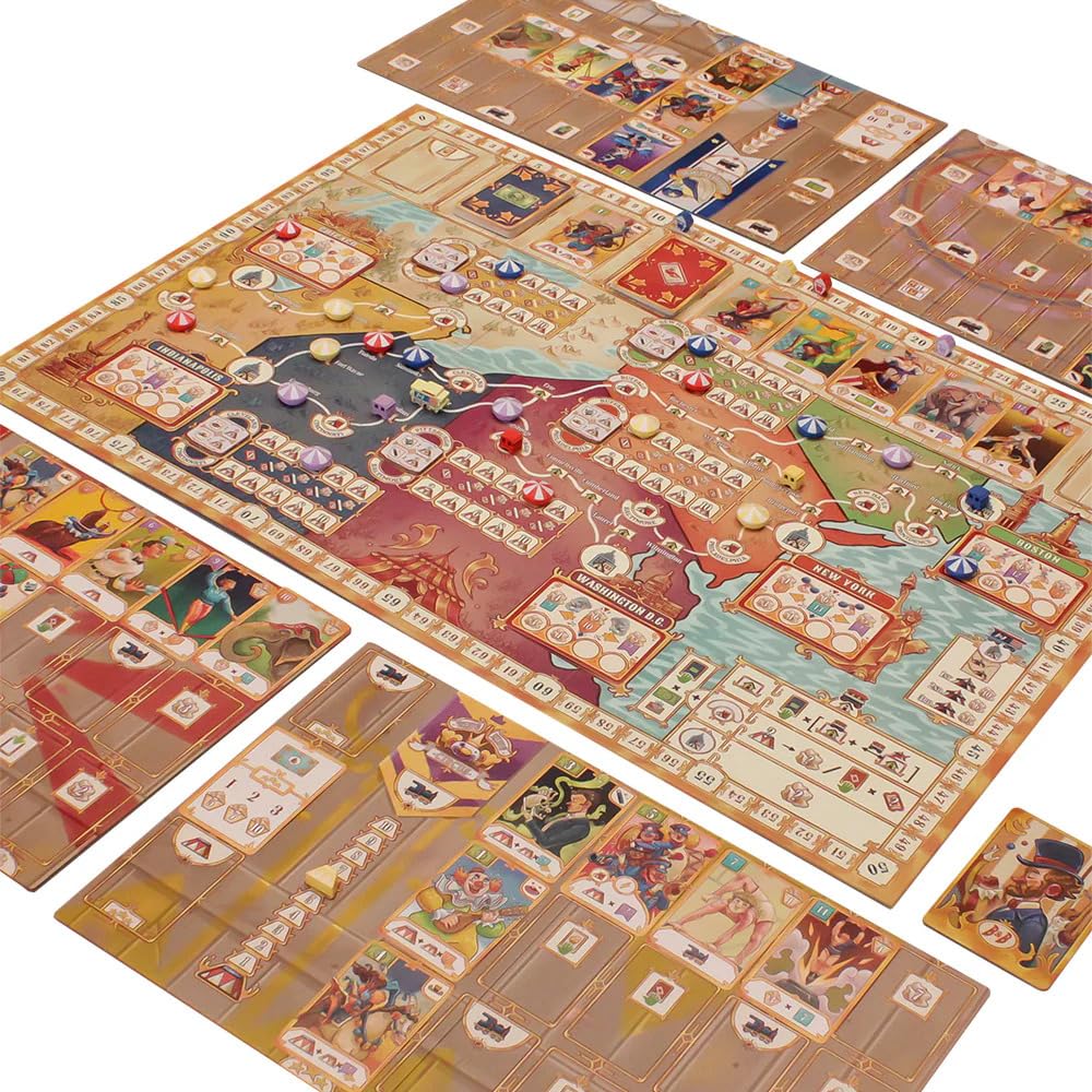 CmonJapan 3 Ring Circus Board Game for Players 1-4