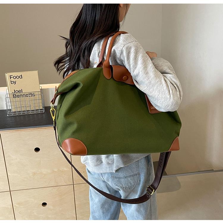 High Quality Wear-resistant Oxford Travel Bag Spring New Large Capacity Crossbody Touring Bag Unisex Portable Handheld Luggage Bag Leisure Fitness Bag