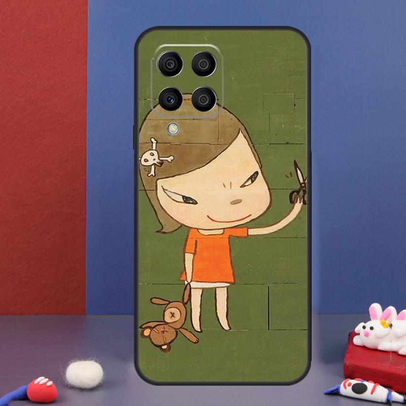 Cartoon Aesthetic Yoshitomo Nara Case For Samsung Galaxy M13 M53 M06 M16 M31 M11 M35 M55 M15 M56 M36 M12 M32 M52 M14 M34 M54