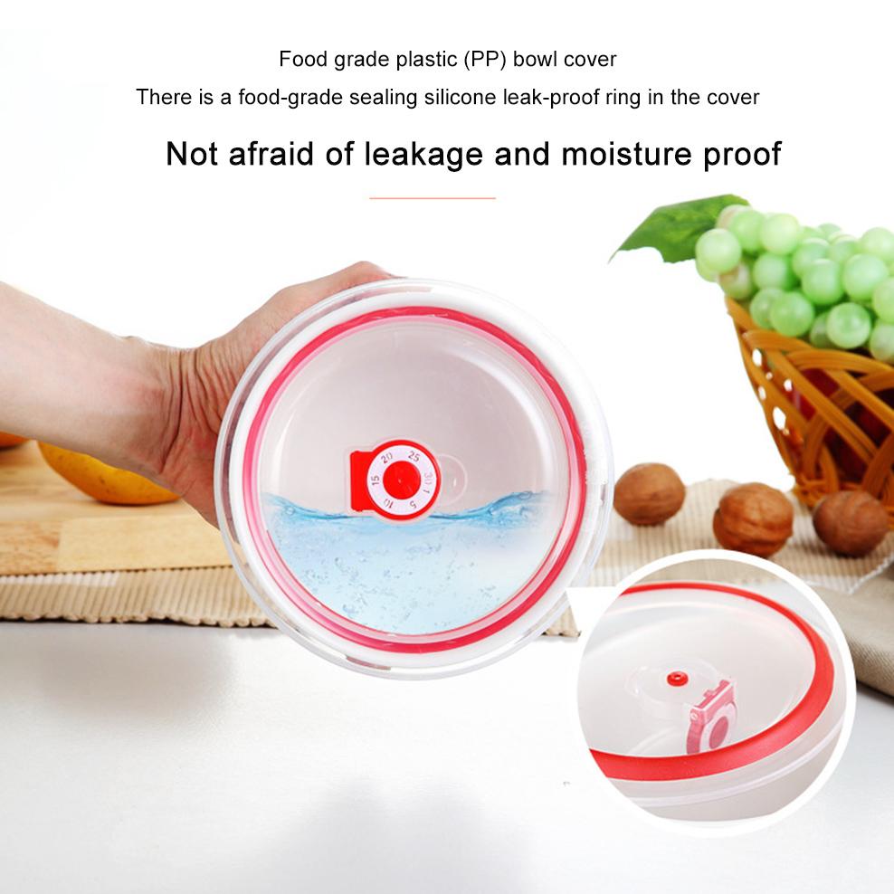 3-Piece Set Ceramic Fresh-Keeping Bowl With Lid For Microwave Oven Sealed Bowl Bone China Lunch Box For Home Kitchen