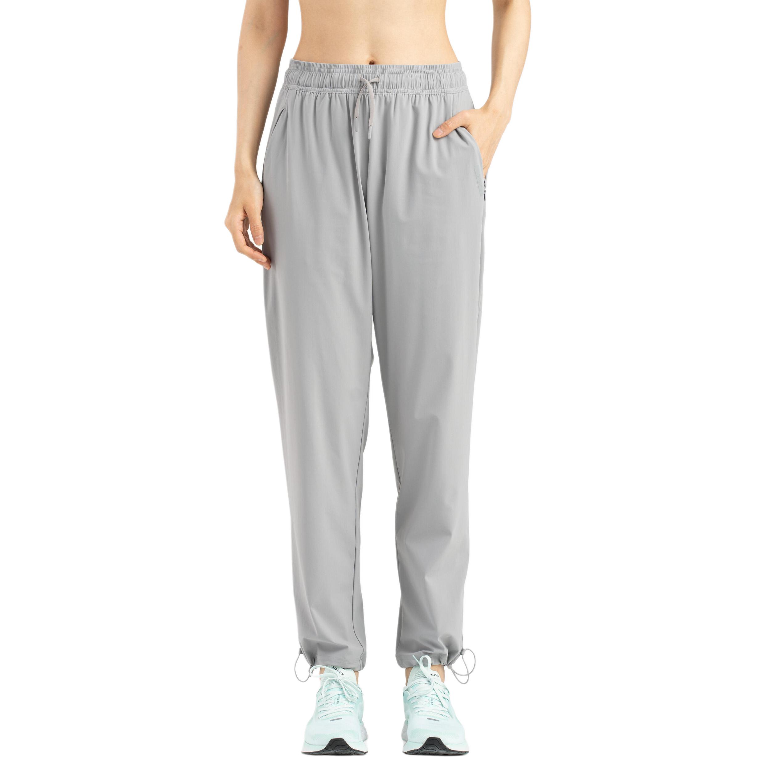 

DECATHLON KIPRUN 500 Running Breathable Sunscreen Cool Slacks Women s Grey S-160/70A светло-серый