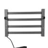 4   Towel Warmer Rack Smart Touch Control Wall Mounted Towel Heater Rack for Bathroom Gray Right Line 45x35cm