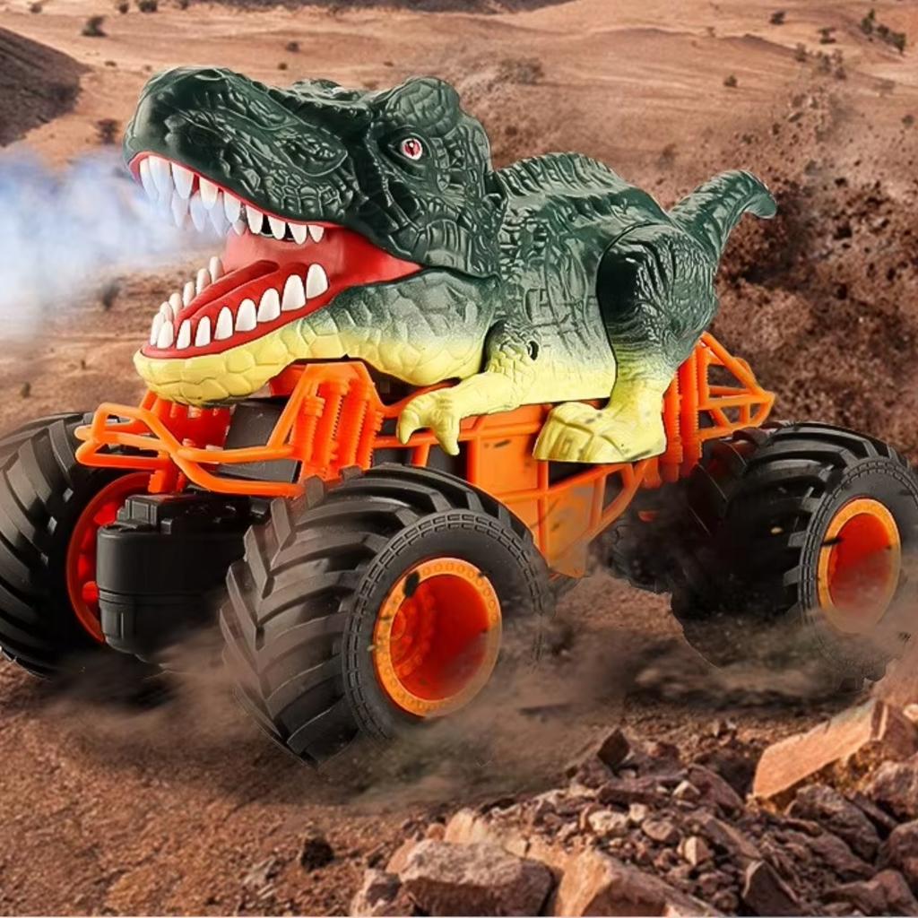 Samochód Dinozaur Na Pilot Sterowany T-Rex Efekty Wodne Led Off Road