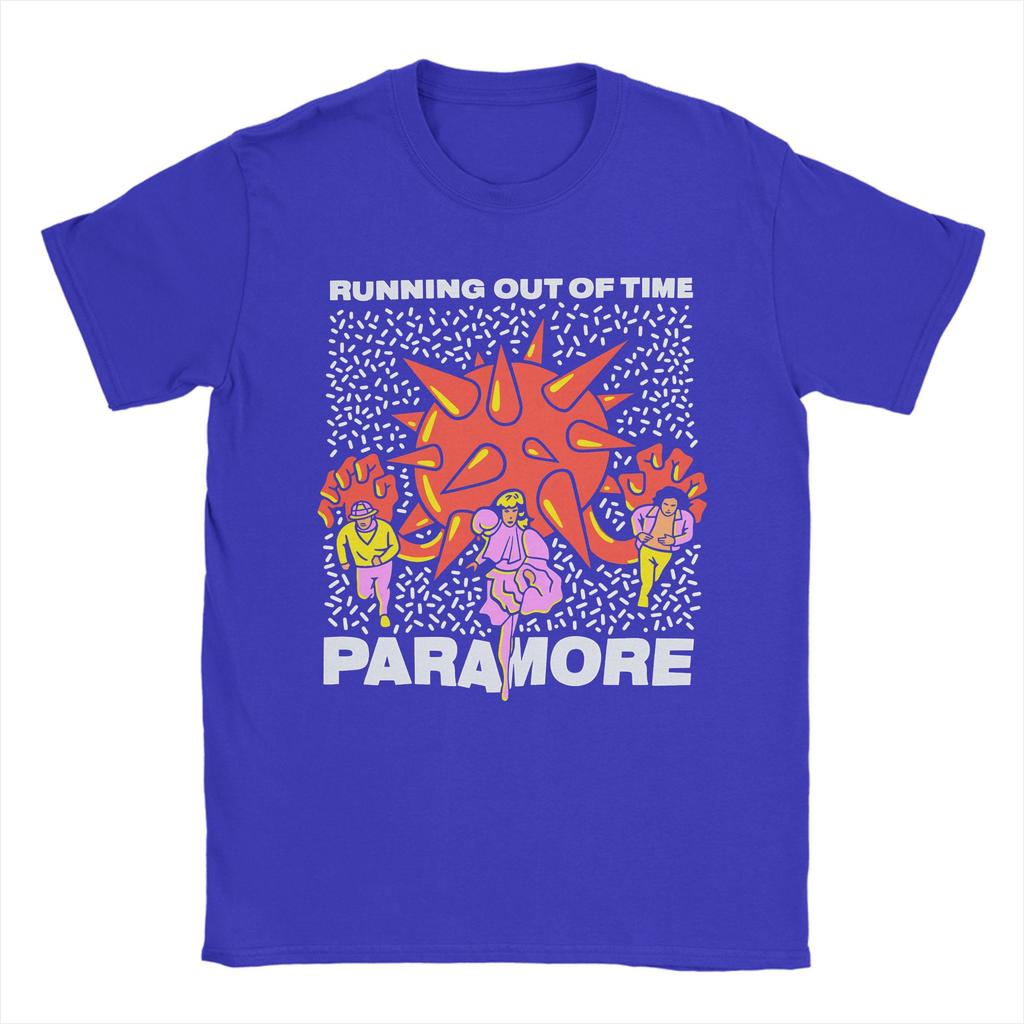 Leisure Paramore Band TShirts Men O Neck Cotton T Shirt  Short Sleeve Tee Shirt Big Size Clothes