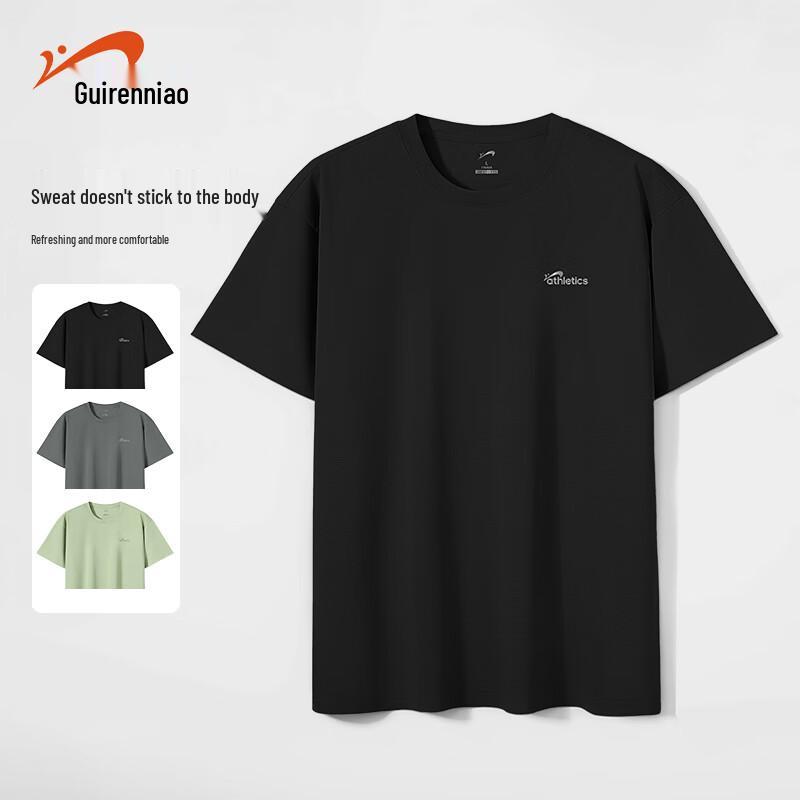 Guirenniao Men s Quick-Dry Performance T-Shirt M