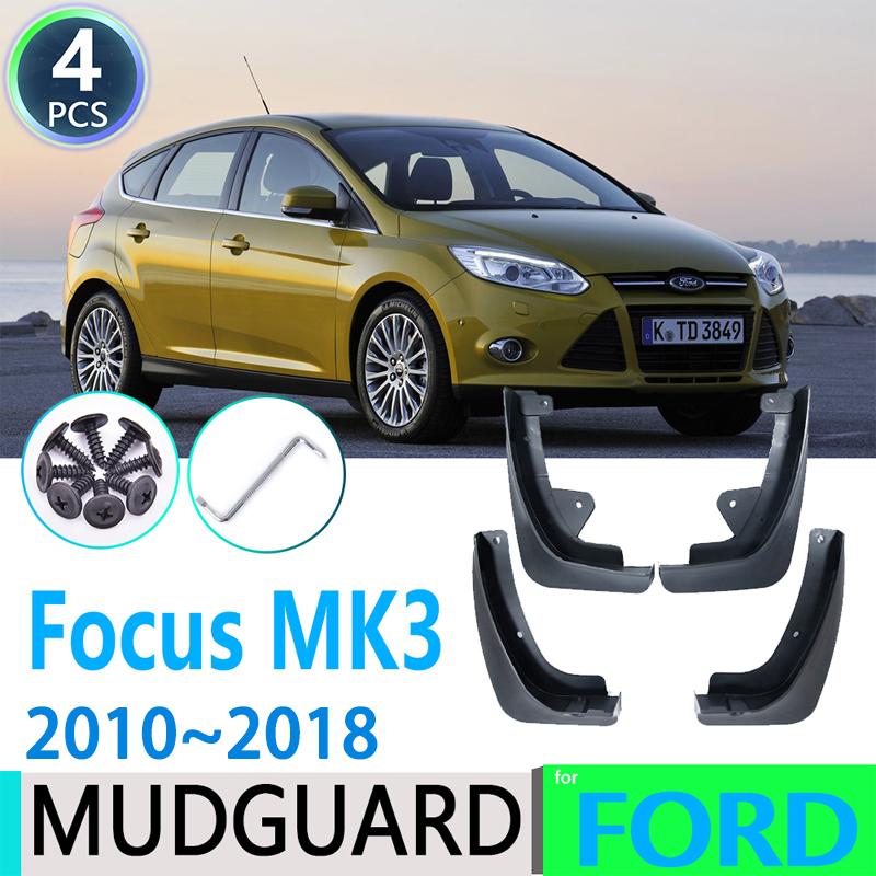 

Передние и задние автомобильные брызговики для Ford Focus 3 MK3 III 2010 ~ 2018 2012, брызговики, брызговики, крыло