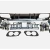 Compatible Mercedes-Benz C-Class 205 (2015-2020) C43 Rear Lip Tailpipe Exhaust Mod.