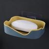 1Pc Soap Box Suction Cup Wall Mounted Soap Rack No Punching Soap Box Rack Household Creative Drain Portable Suction Cup Soap Box