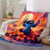 1pc Cute Stitch Printing Blanket - Soft, All-Season Throw for Living Room, Bedroom,Personalized Gift with Adorable Cartoon Design