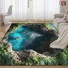 3D Visual Illusion Ocean Scenery Floor Mat Living Room Bedroom Kitchen Bathroom Home Decor Gifts Beach Carpets Room Decoration
