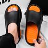 Fashion Shoes Man New Soft Bottom Sports 2025 Summer Casual Home Open Toed Shoes Color Blocked Outdoor Fashion Beach Non Slip Slippers