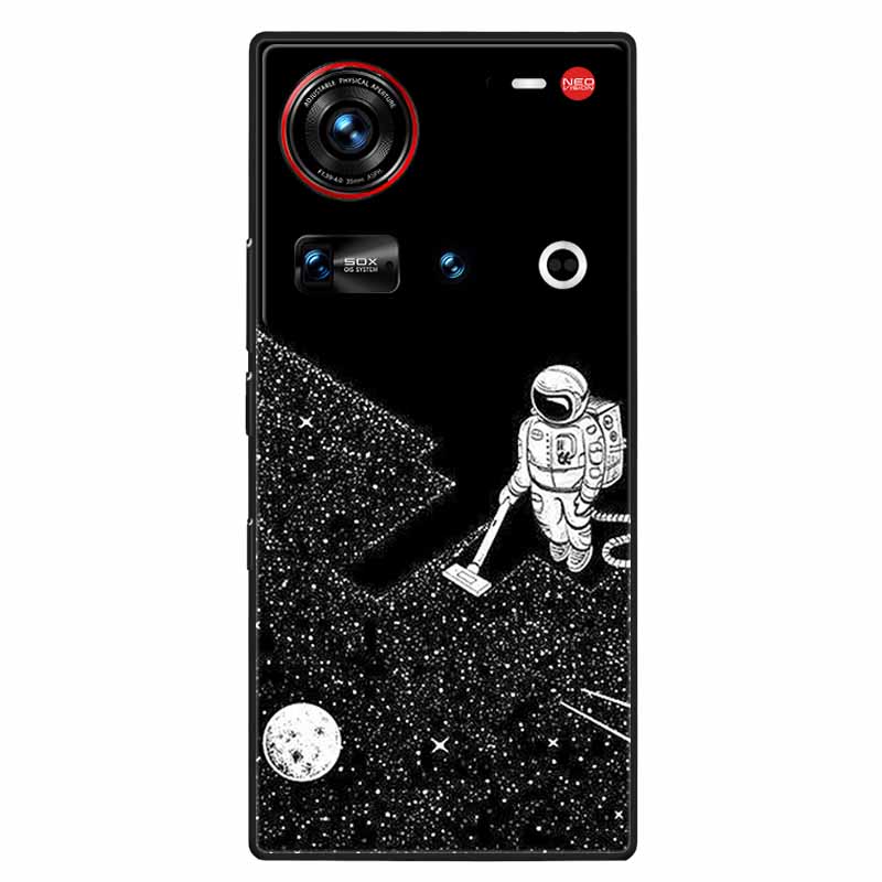 For ZTE Nubia Z70 Ultra 5G Case 6.85'' Black Silicone TPU Soft Phone Cover for Nubia Z70 Ultra Protective Back Shells Z 70 Ultra