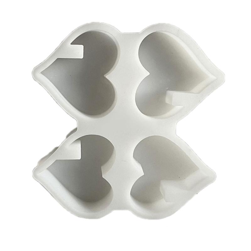 

Силиконовая форма в виде домика в форме сердца Формы для мыла ручной работы Формы из смолы в форме домика Формы для выпечки своими руками Украшения для дома Формы для свечей