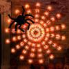 Halloween Decorations LED Spider Web Light Indoor Atmospheric Lighting Fishing Net Light String Ghost Festival Props