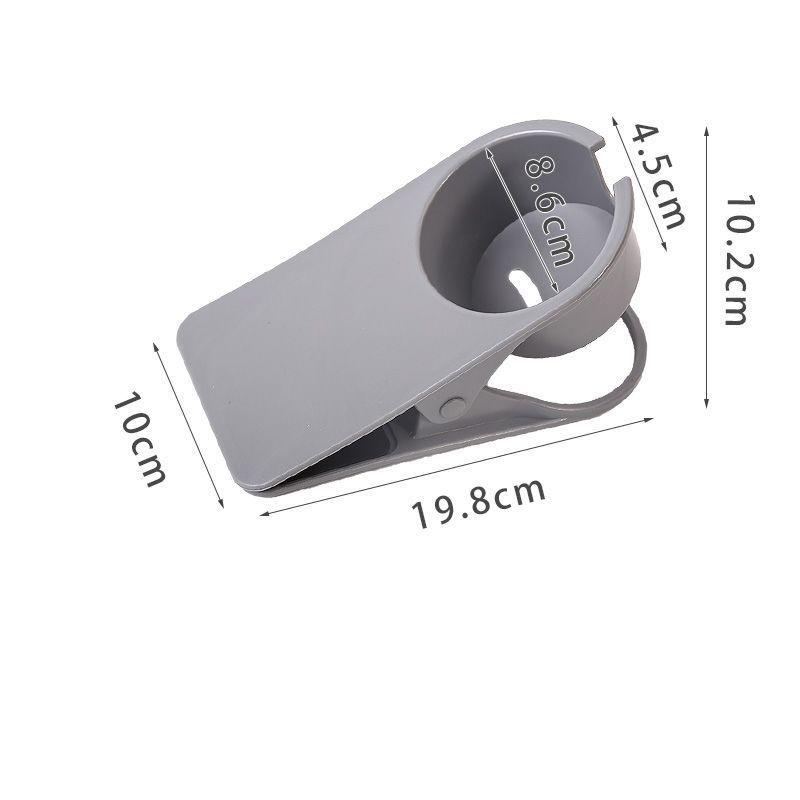Creative Coffee Drink Cup Holder Table Side Water Cup Shelf Office Desktop Computer Desk Fixed Cup Holder Desk Storage Clip