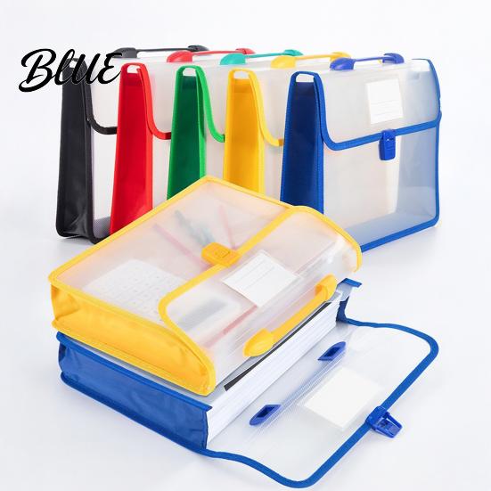 Dokumenten-Organizer-Tasche Aktenordner-Tasche Mit Verschluss-Schnalle Mit Griff Erweiterbar Wasserdicht Schulbedarf 800 Blatt Kapazität Ablage für