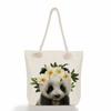 Cute Animals Print Thick Rope Single-shoulder Beach Bag 7210