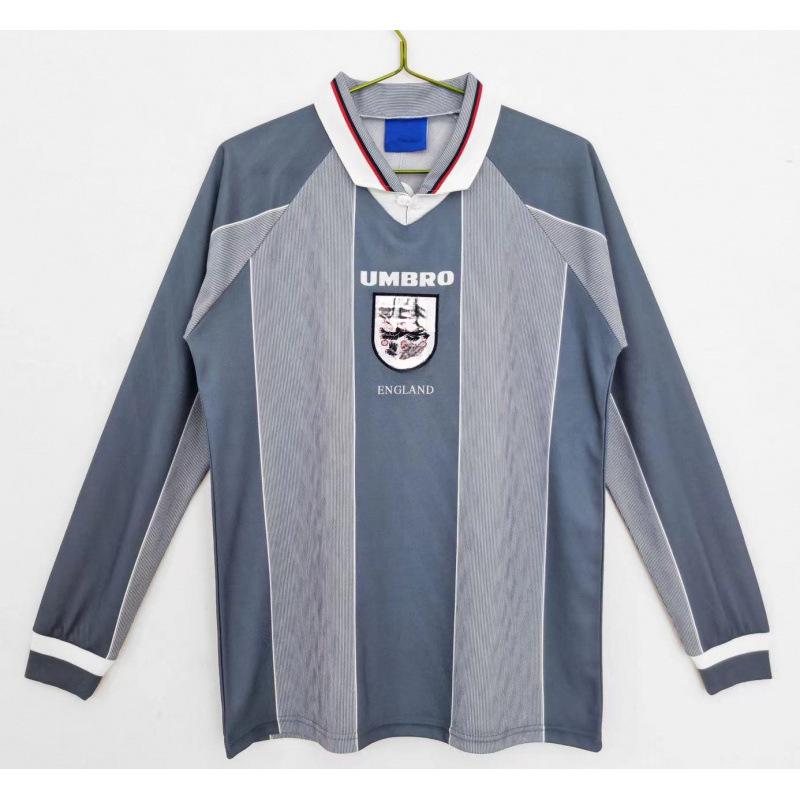 AC retro long-sleeved jersey England Paris France football jersey